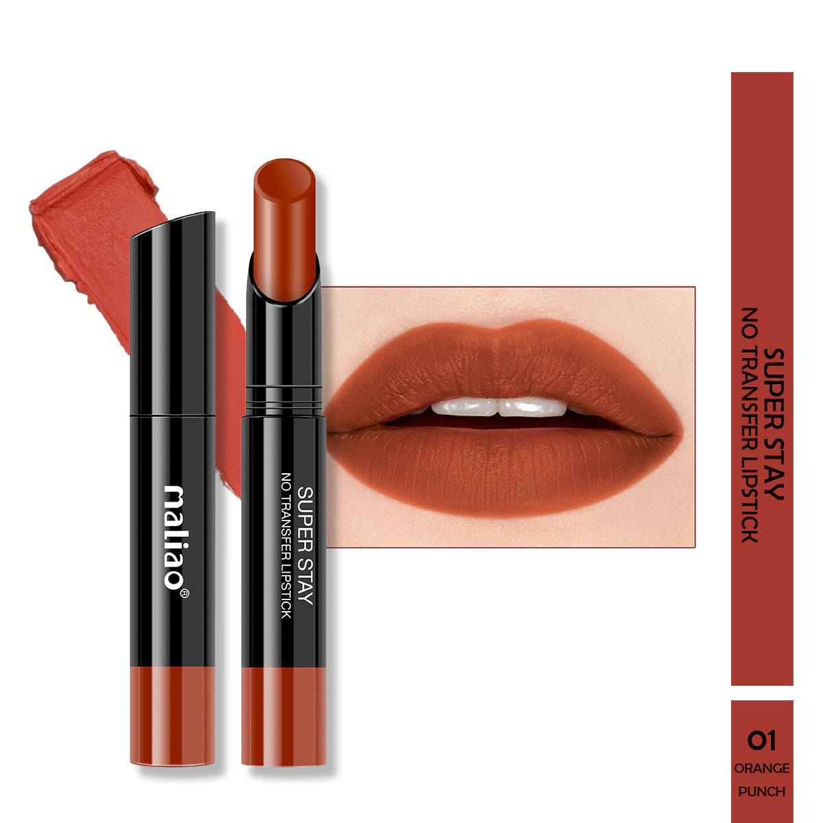 Maliao Super Stay No Transfer Lipstick - Unwavering Elegance Lip